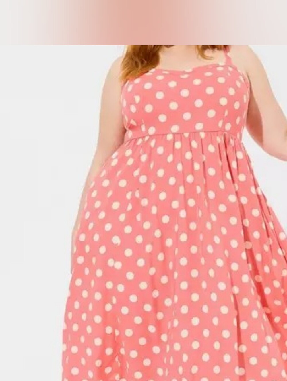 Torrid Midi Challis Sweetheart Dress NWT - Picture 2 of 7